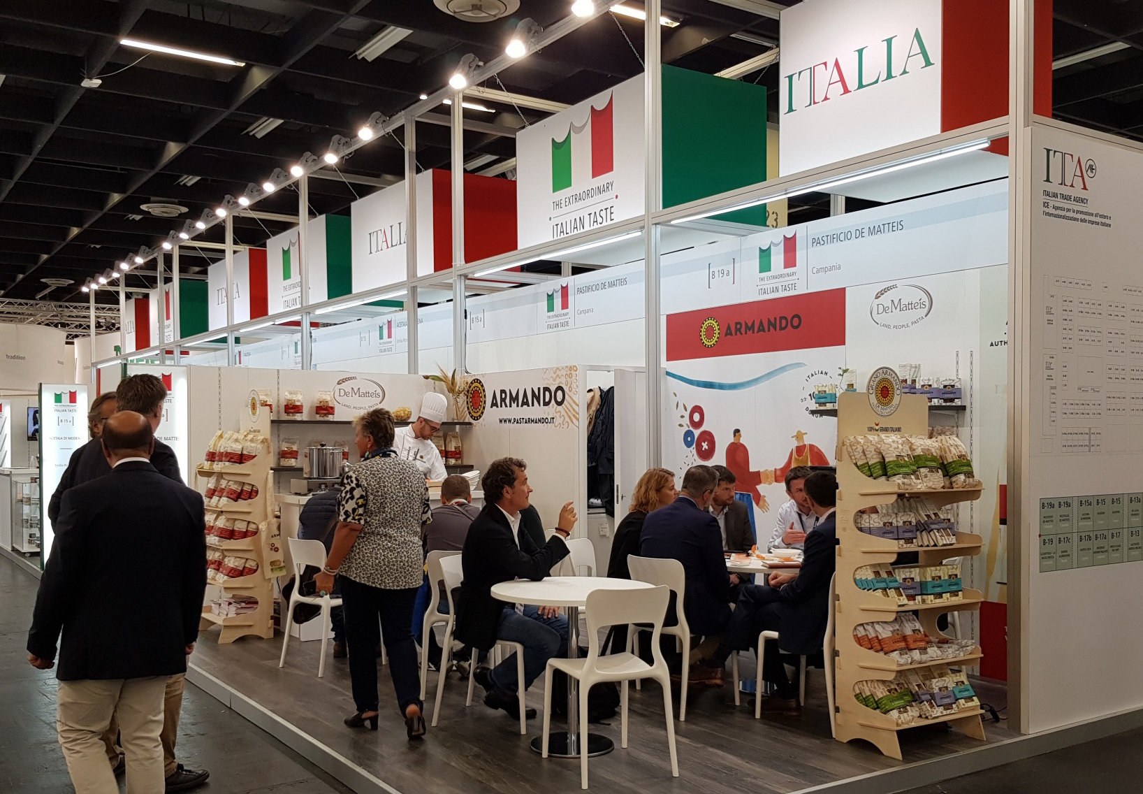 Great success for the pasta manufacturer De Matteis at Anuga exhibition 2017