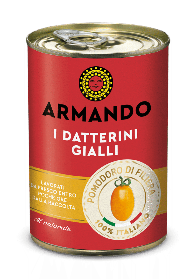 Armando 3 D latttina Datterini gialli 400g