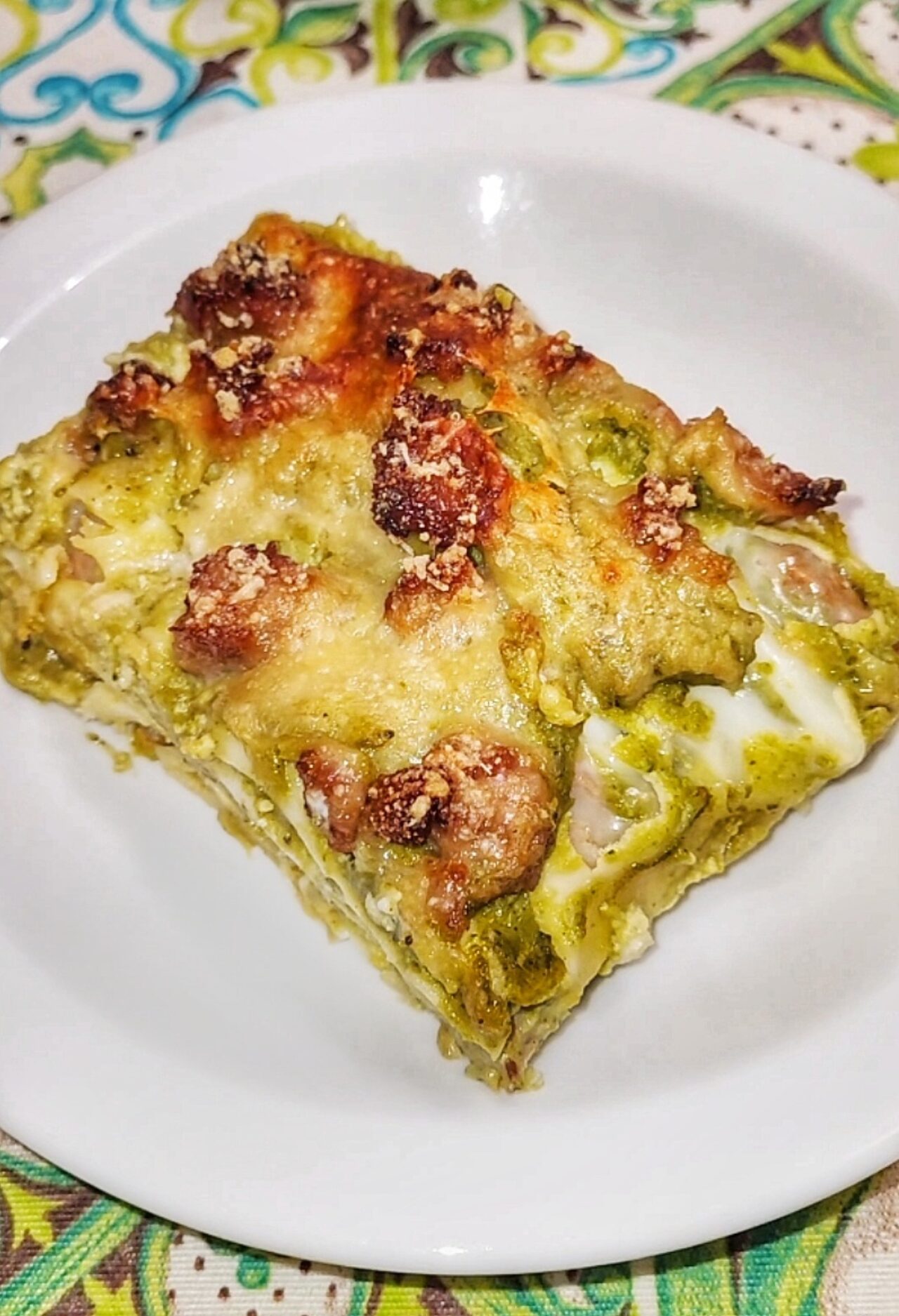 Lasagna salsiccia e broccoli