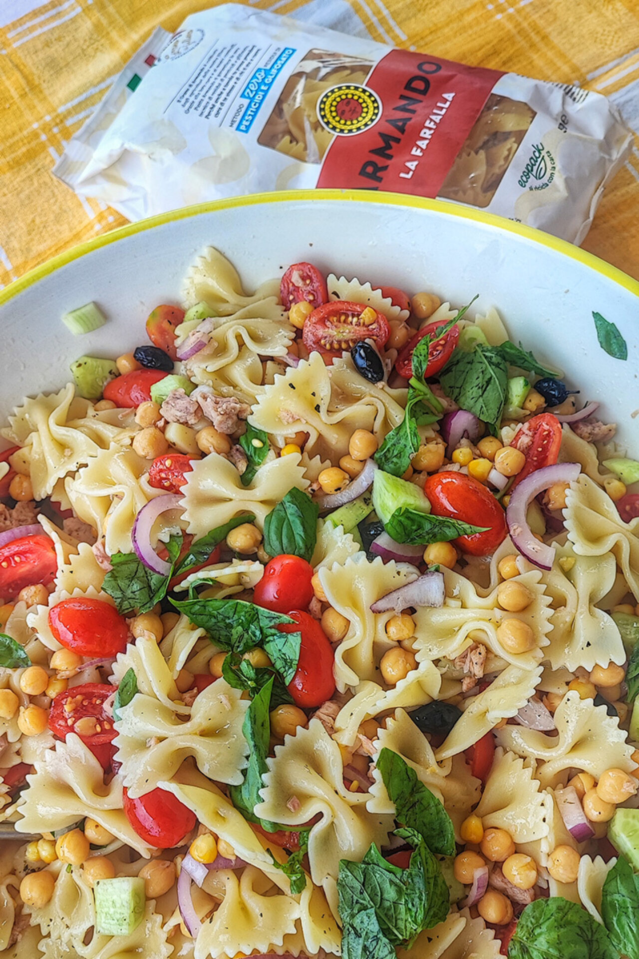 Pasta e ceci all’insalata