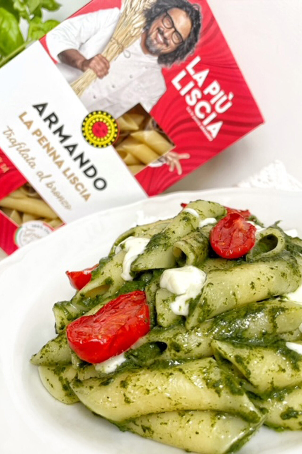 La più liscia al pesto di tenerumi