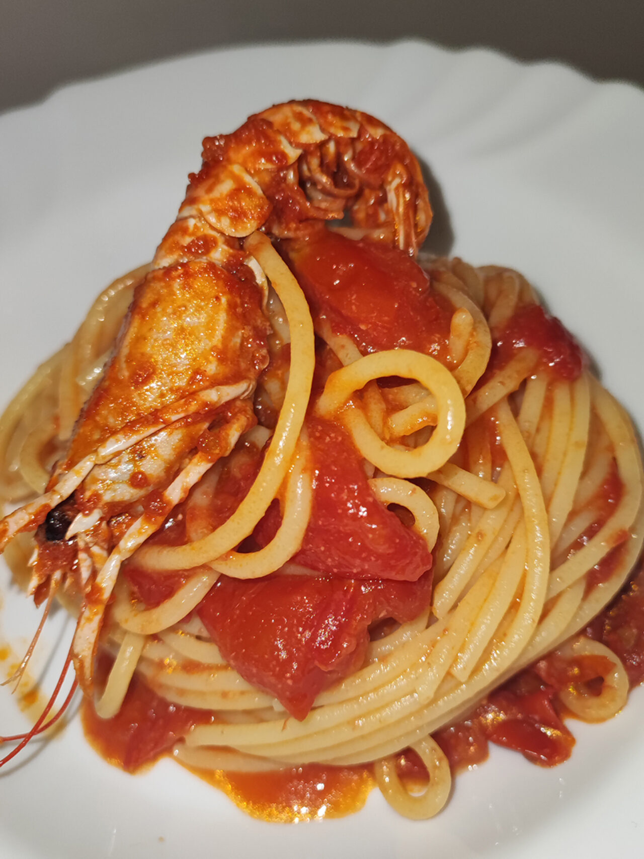 Spaghetto agli scampi