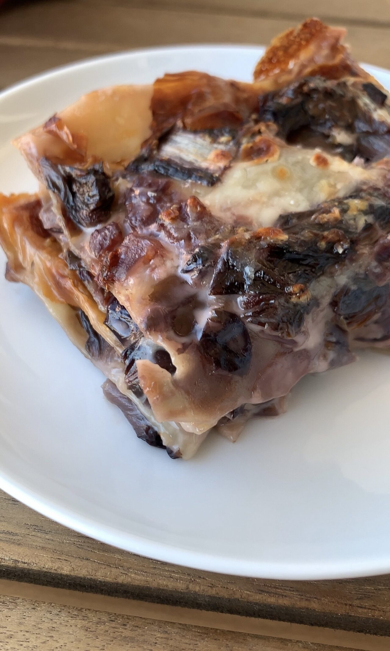 Leichte Lasagne mit Radicchio