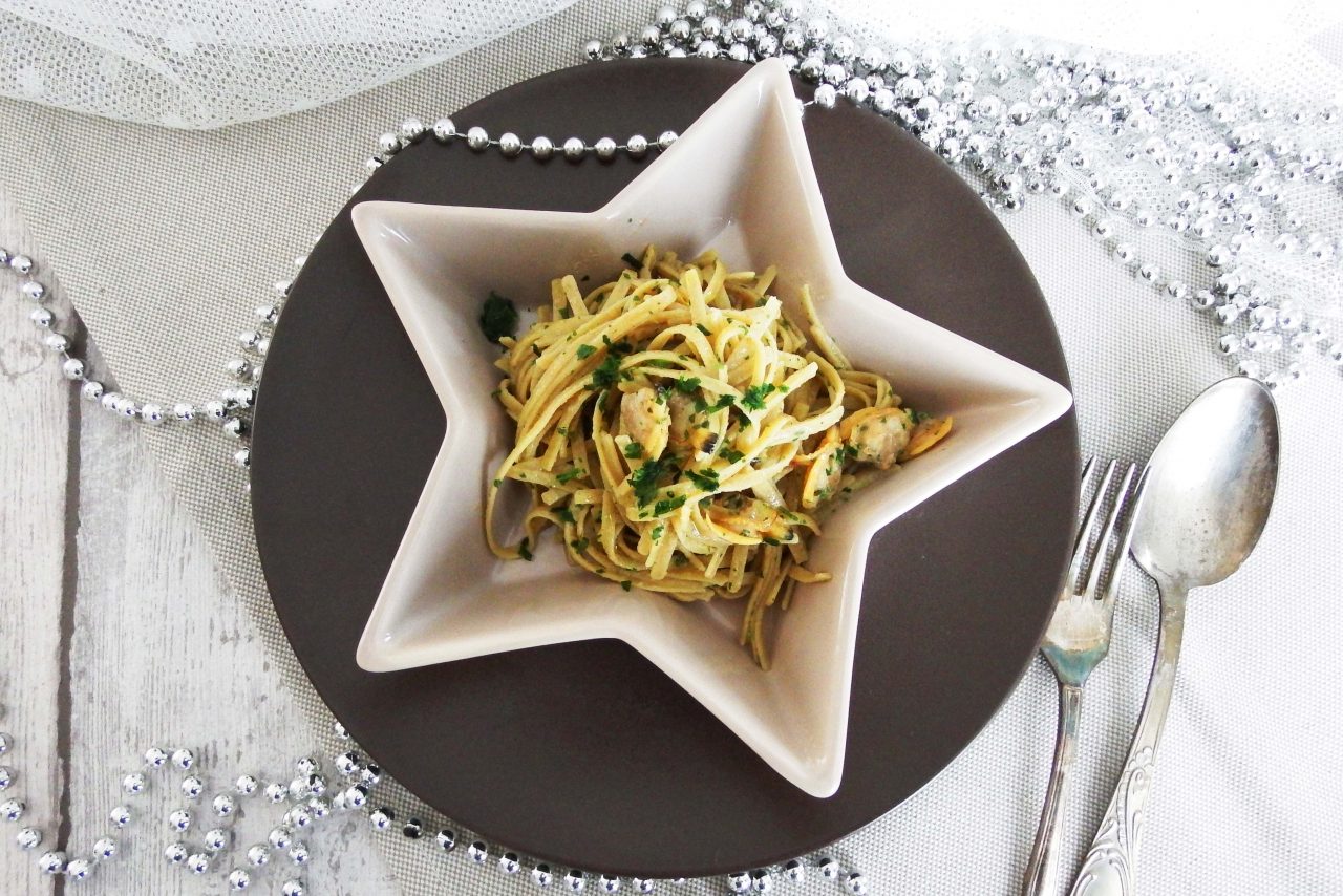 Linguine Ai Legumi Con Vongole Bottarga Limone2