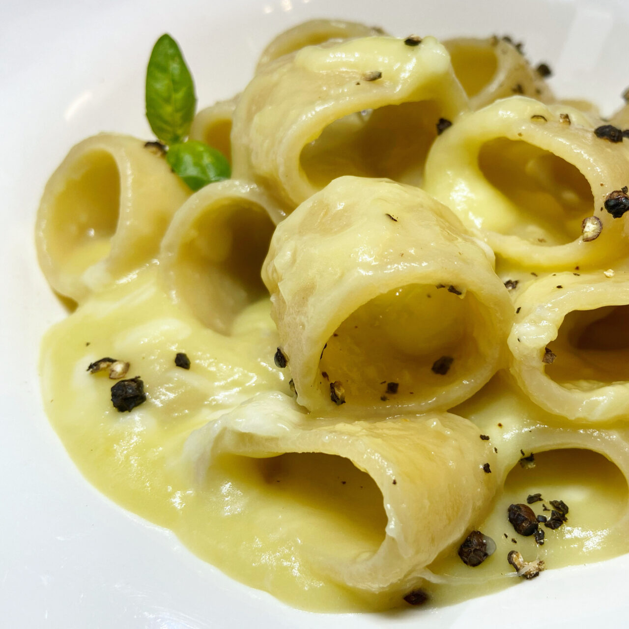 Anello Pasta Armando con patate, provola e pepe