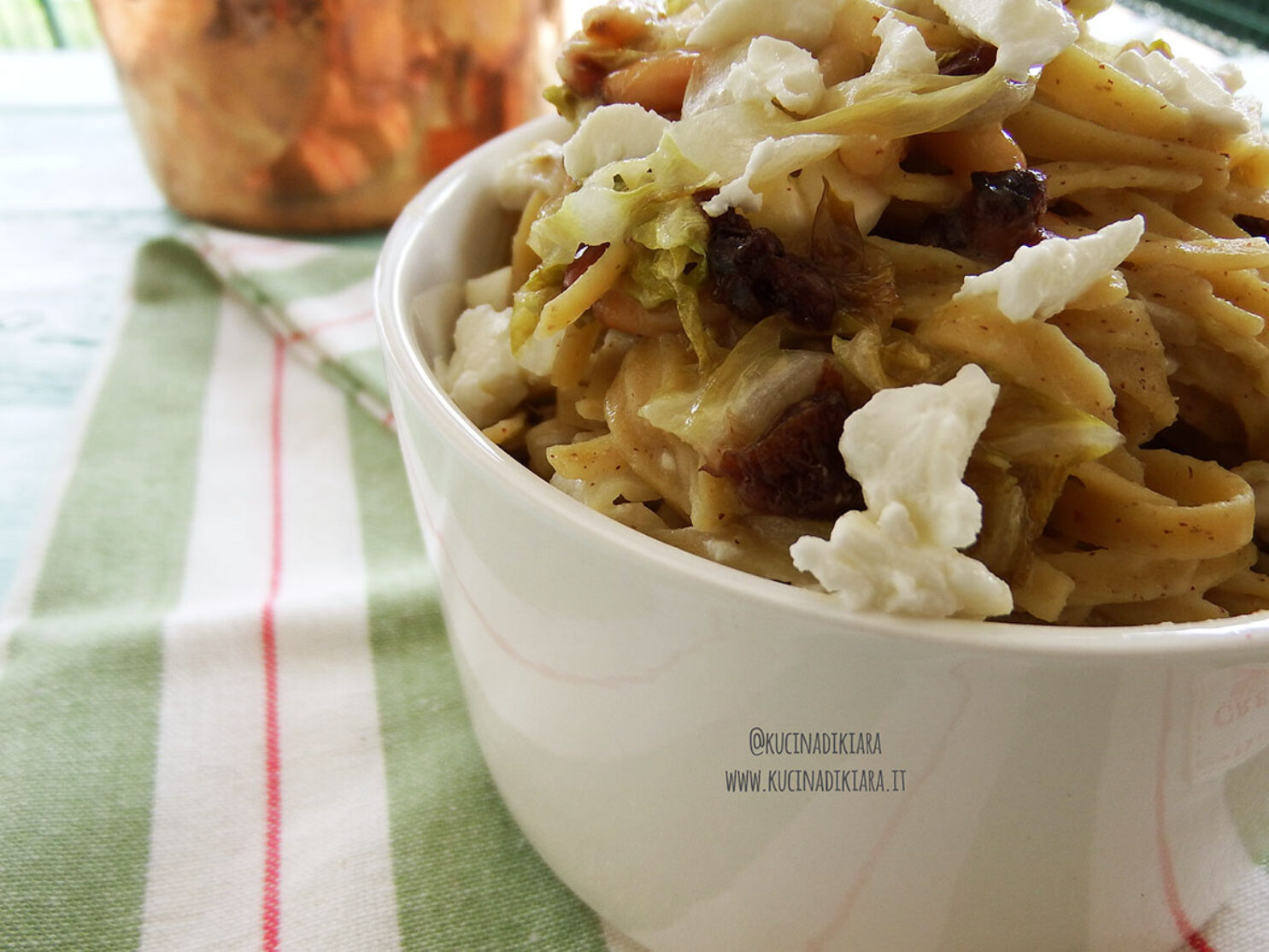 Vegetarische Hülsenfrüchte-Spaghetti