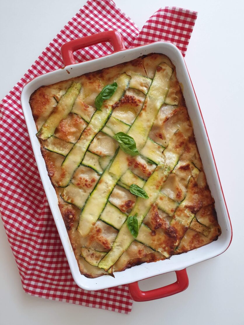 Ricetta lasagne bianche zucchine pasta armando kucinadikiara 2