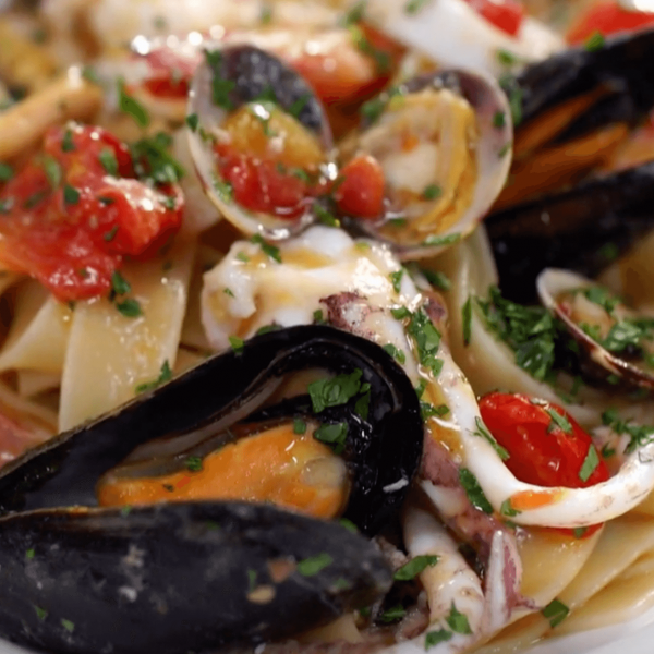 Pappardelle allo scoglio