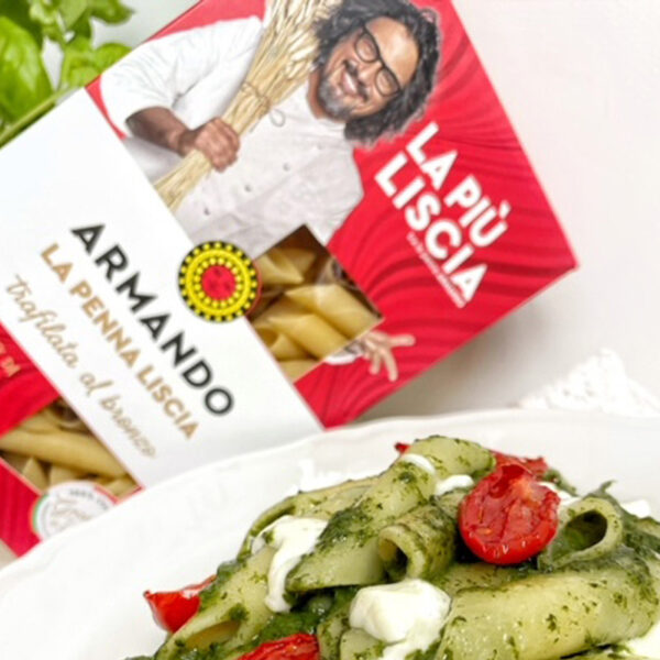 La più liscia al pesto di tenerumi