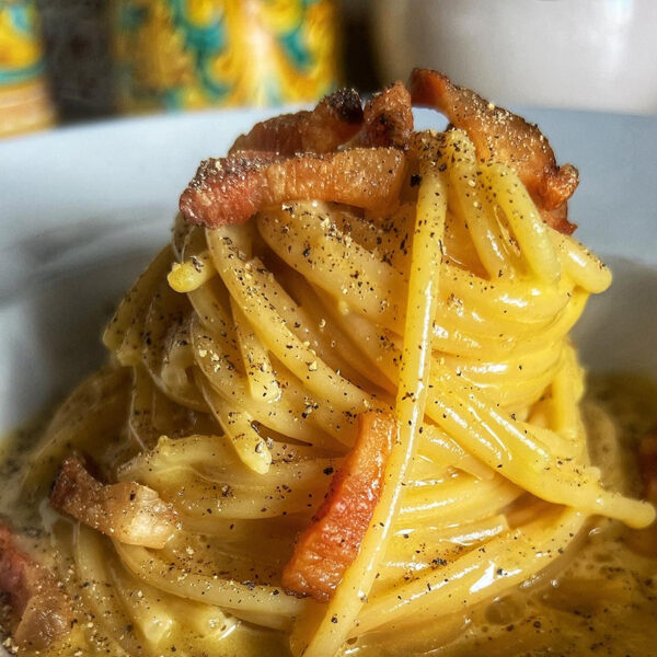 Spaghettone alla carbonara