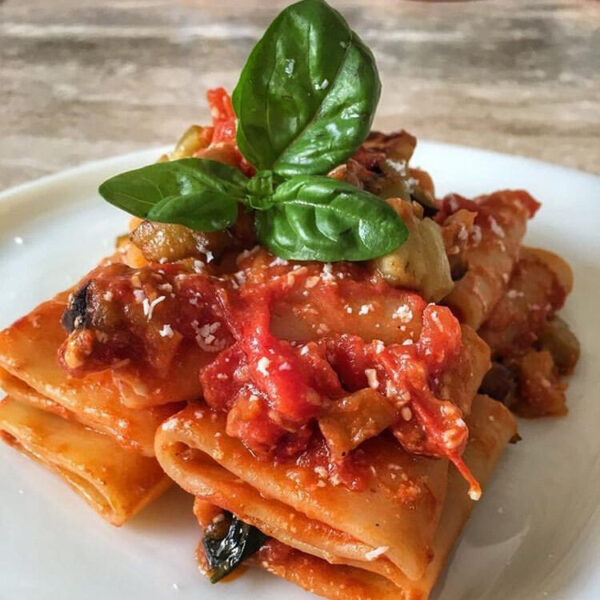 Ricetta paccheri Pasta Armando alla norma